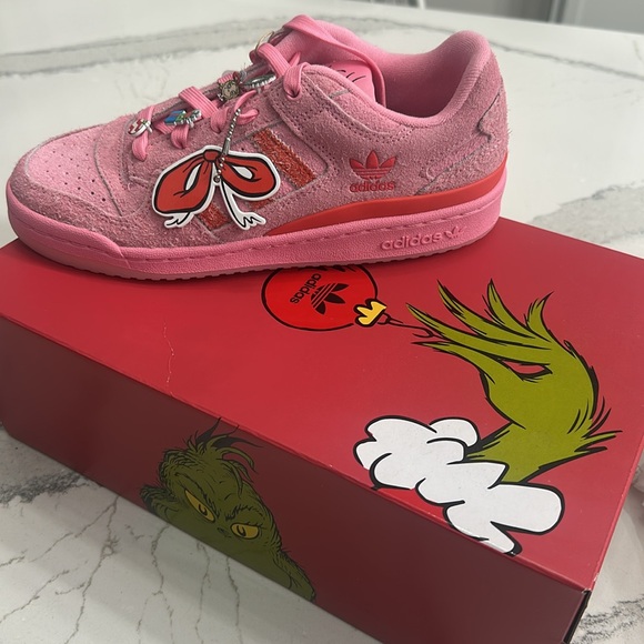 ‼️‼️adidas Originals Forum Low Classic x The Grinch Size 7 Brand New - Picture 1 of 11